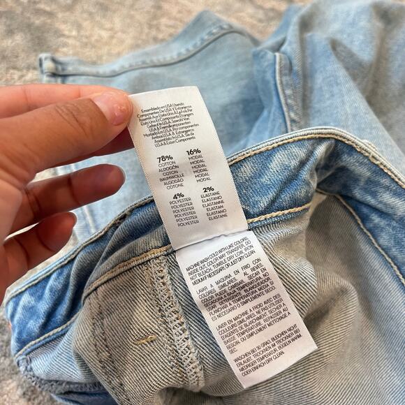 MOTHER The Private Double Pocket Skimp Straight Leg Jeans Tea Time NWOT - Picture 15 of 16